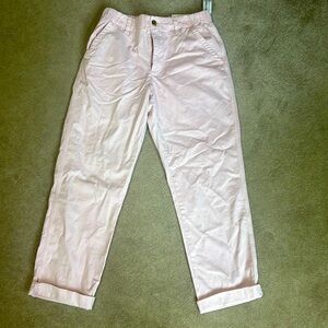 Pale pink chino pants